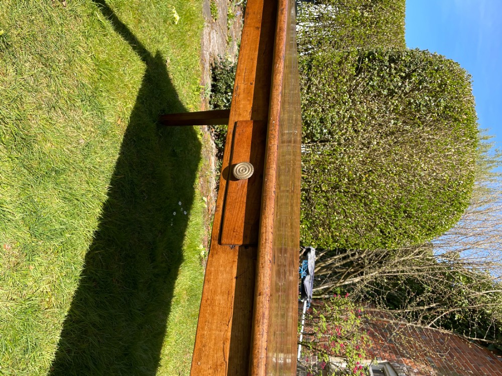 Cherry wood farm table  View III