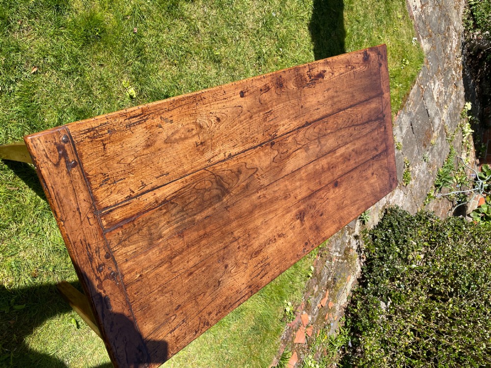 Cherry wood farm table  View V