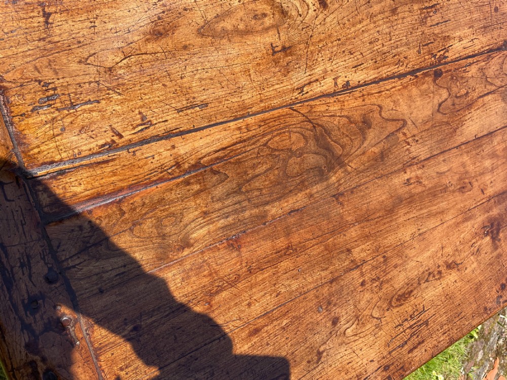 Cherry wood farm table  View VI