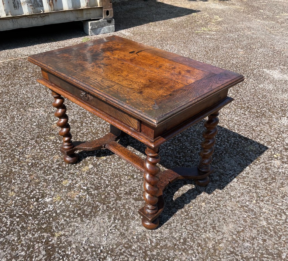 18th century oak french table 