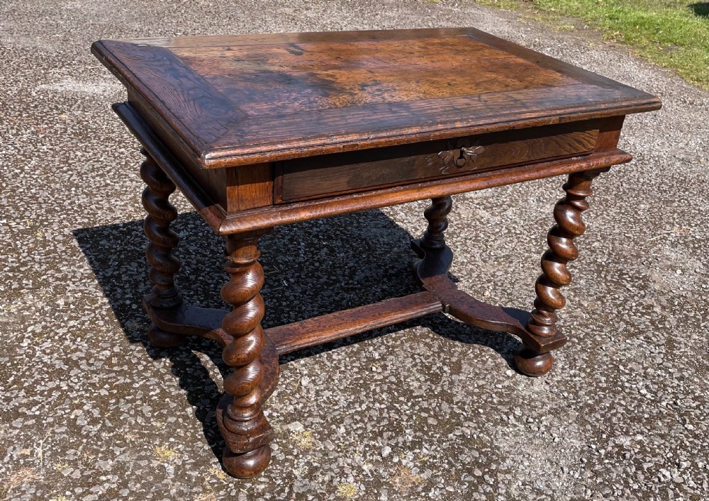 18th century oak french table  View III