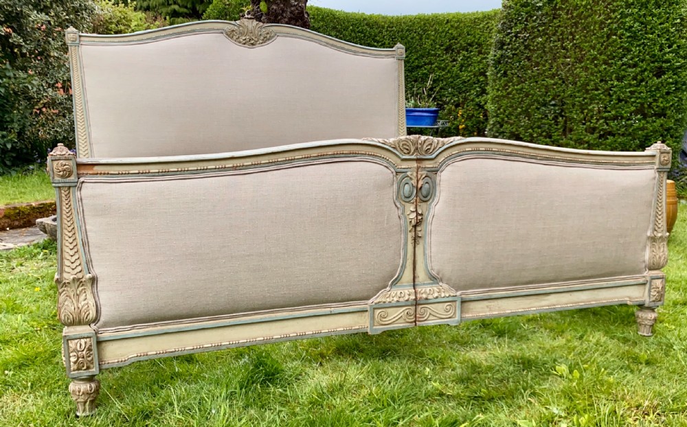 Emperor size French painted bed