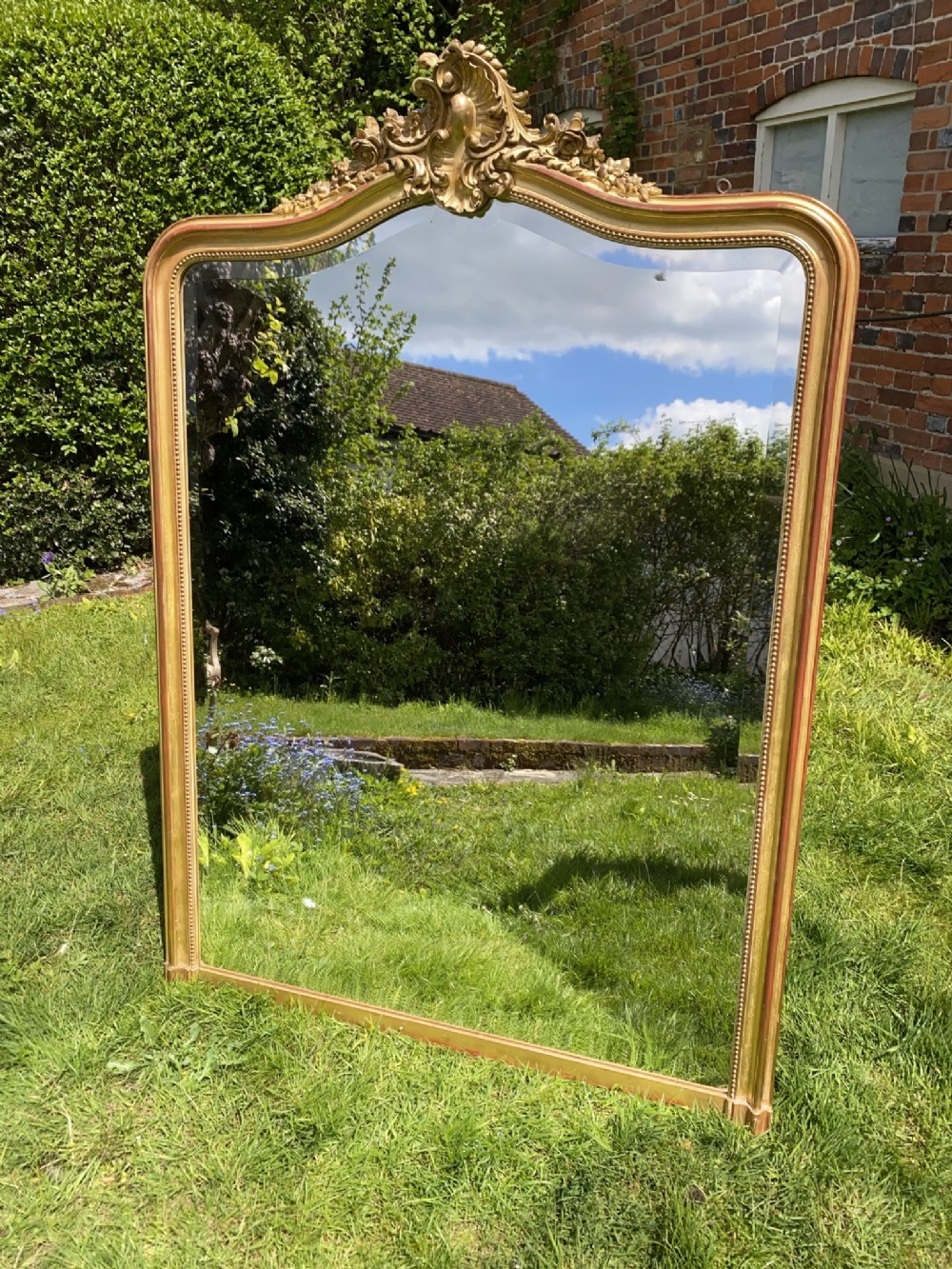 French gilt mirror 