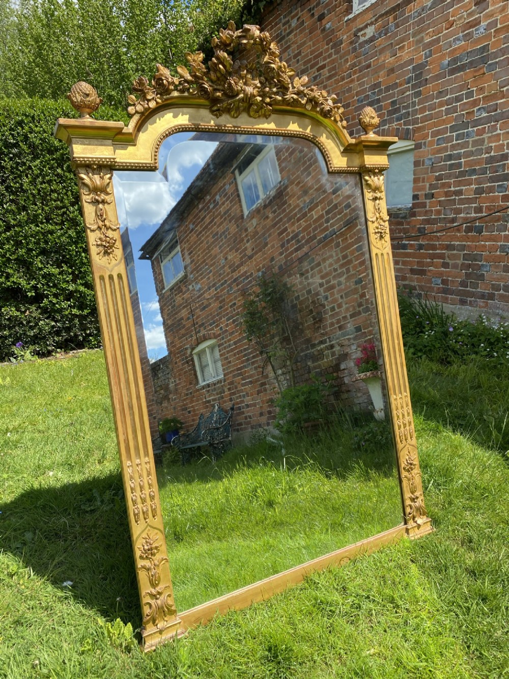 French gilt mirror 