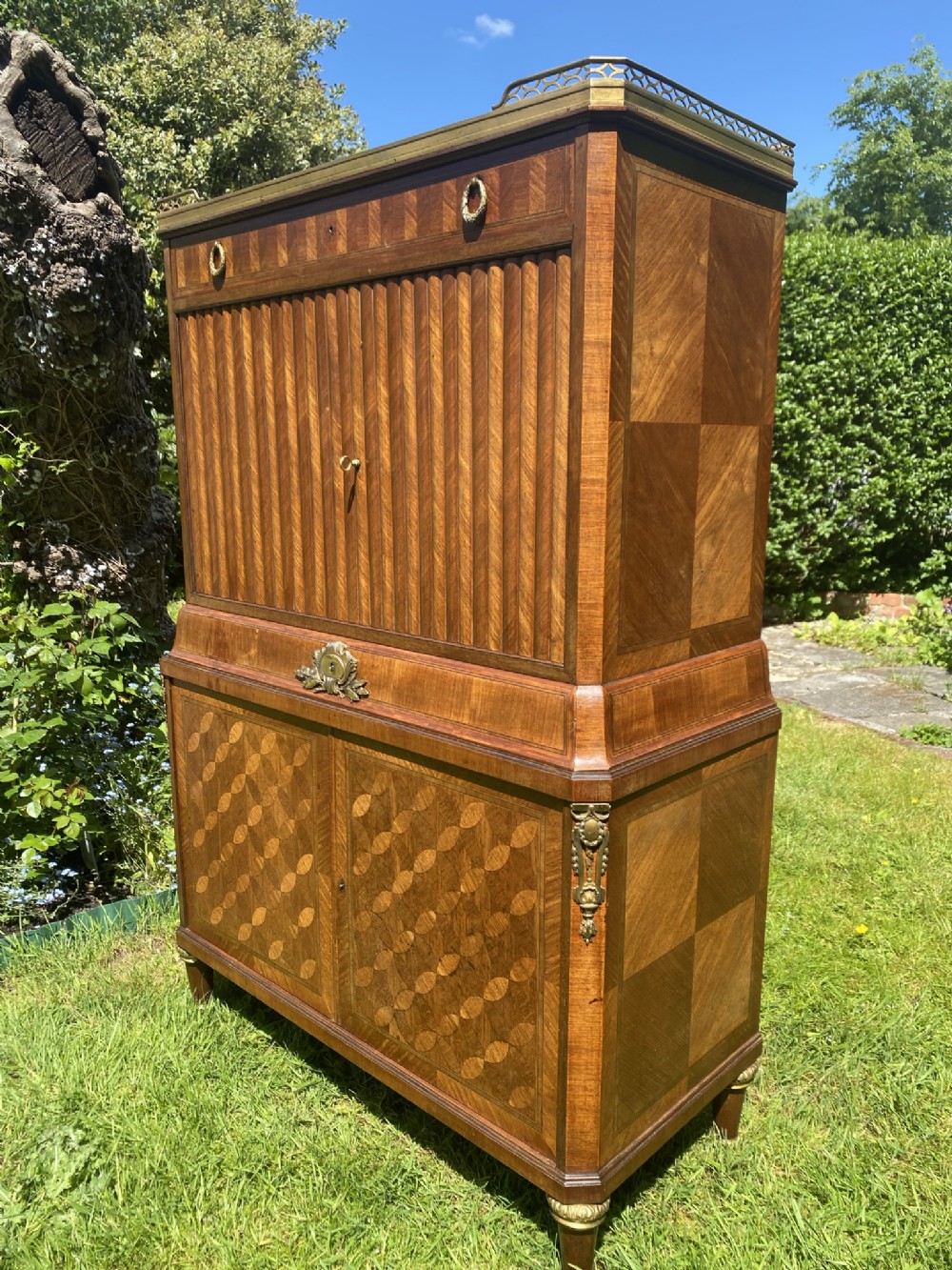 French parquetry cabinet 