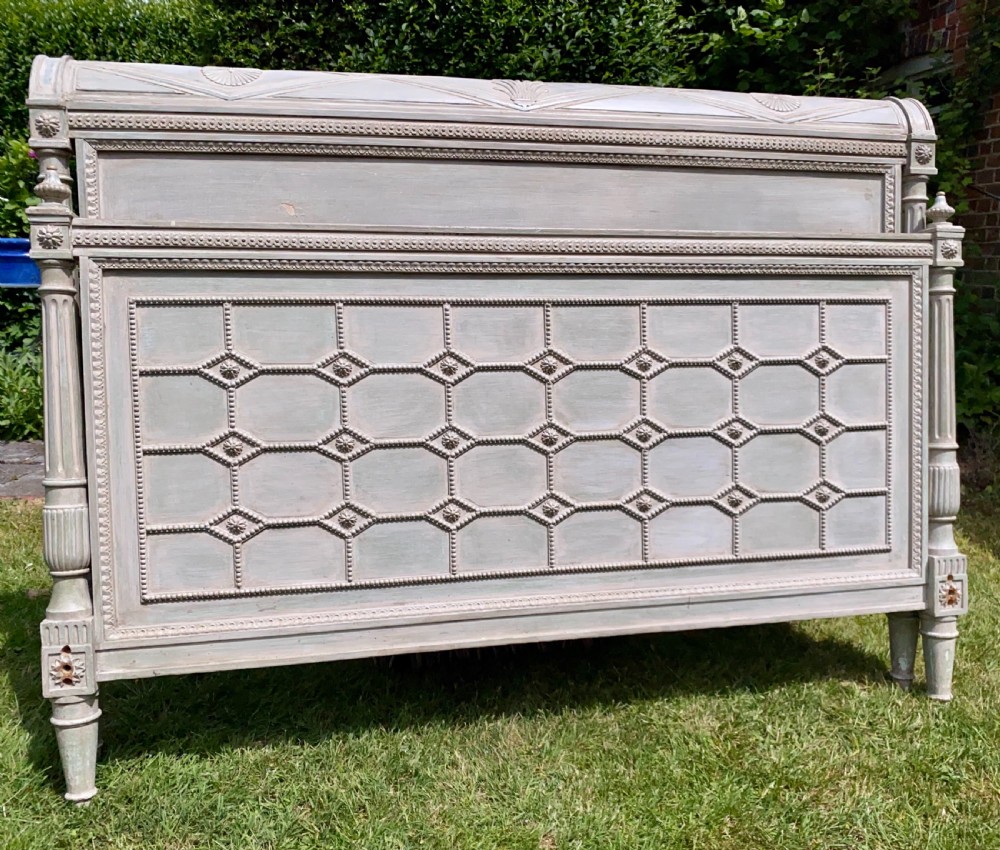 Kingsize French painted bed 