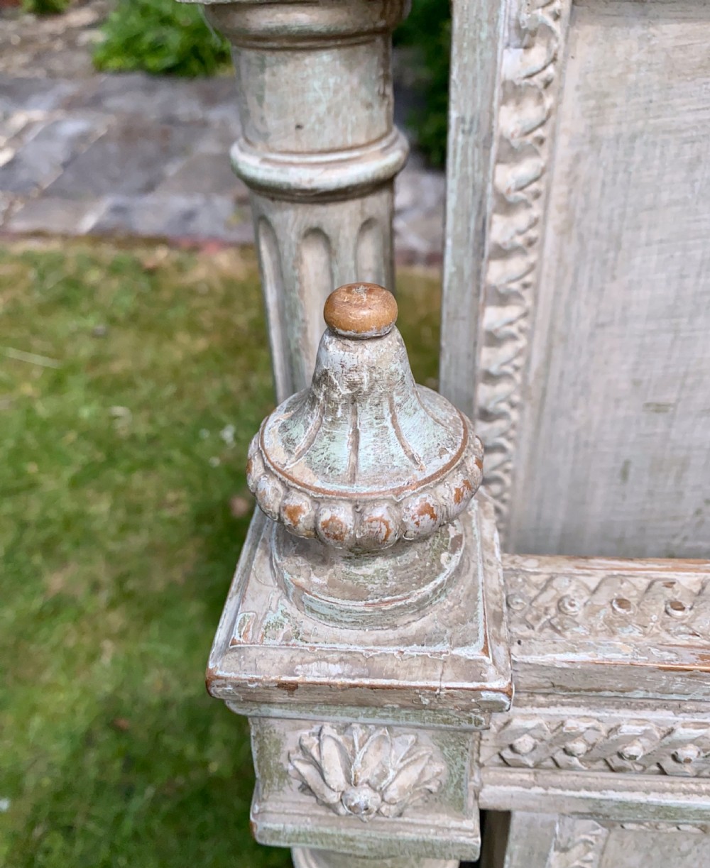 Kingsize French painted bed  View III