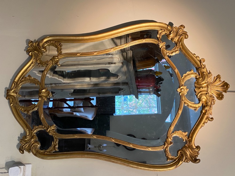 French gilt mirror in the Louis XV taste View V
