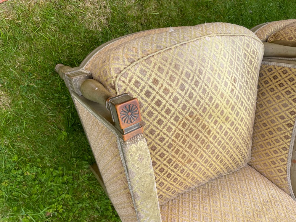 Pair of French Directoire Style Armchairs View X