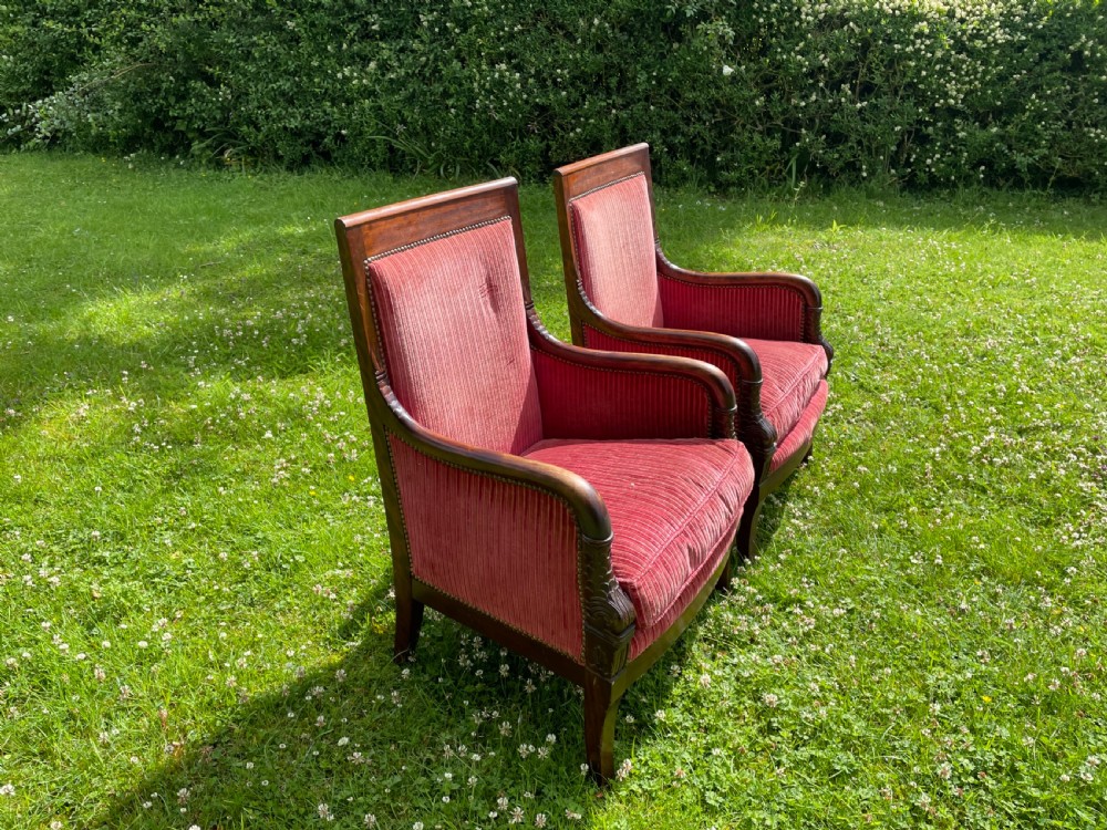 A pair of French Empire Style  Chairs View VI