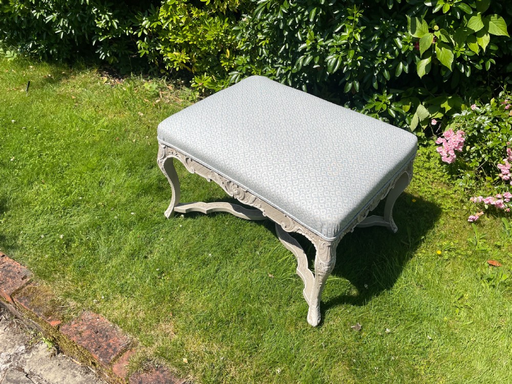 French carved stool  View II