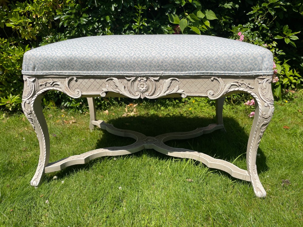 French carved stool  View III