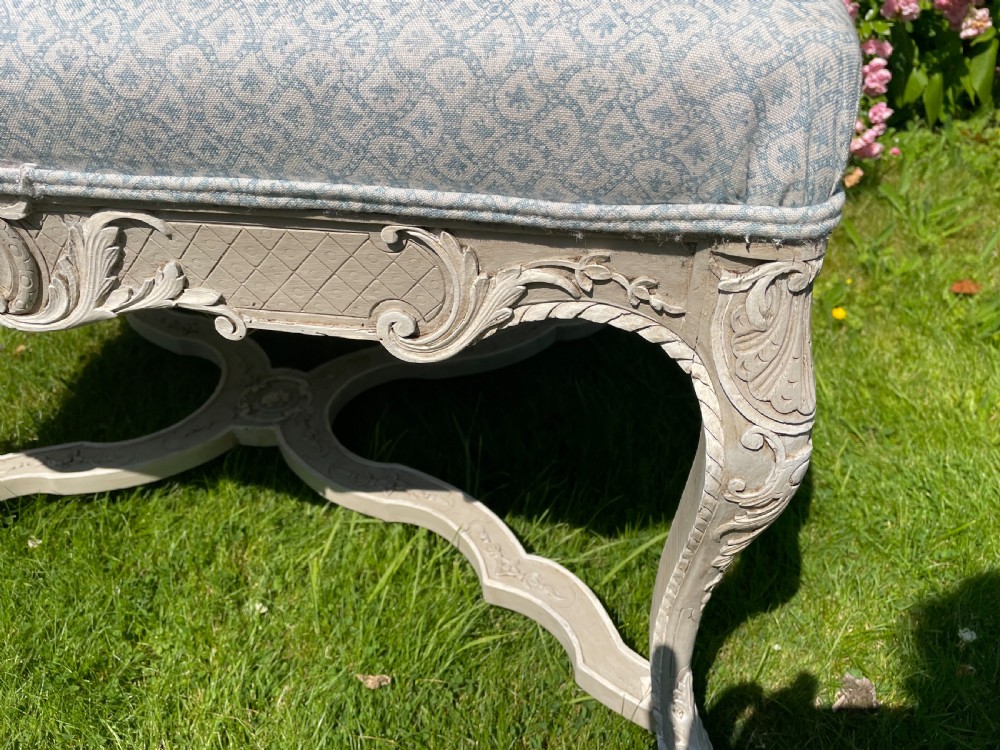 French carved stool  View IV