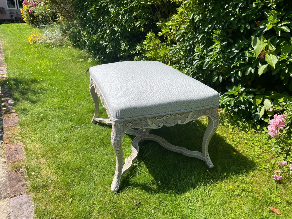 French carved stool  View V
