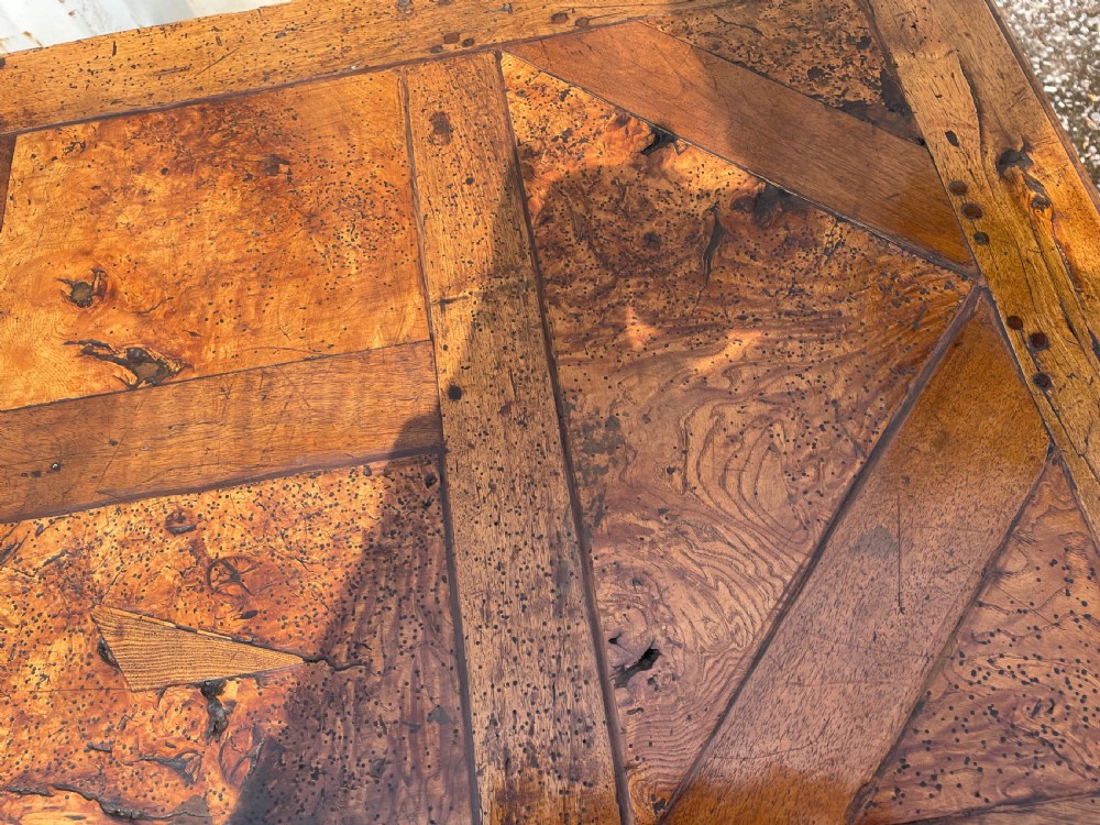 A Period Ash, Walnut & Oak Serpentine Front Chest View III