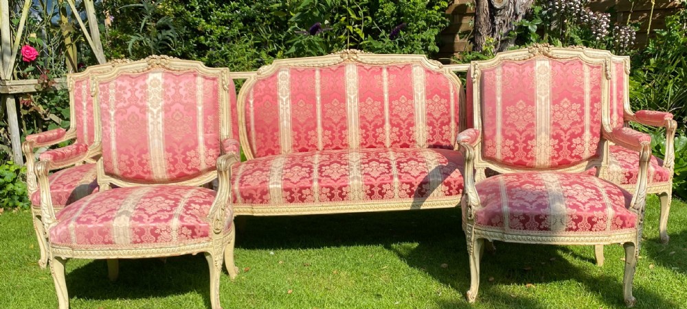 French painted salon suite View II