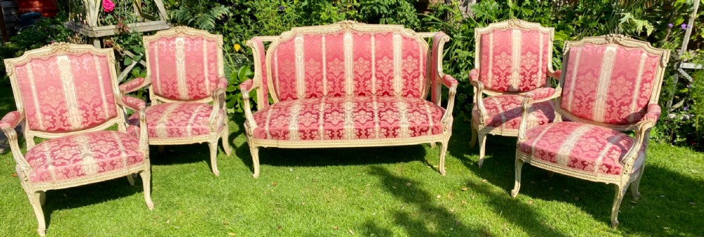 French painted salon suite View VII