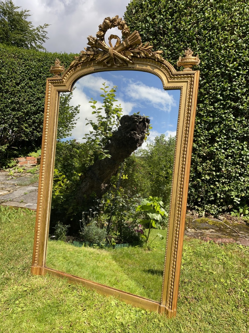 French gilt mirror 