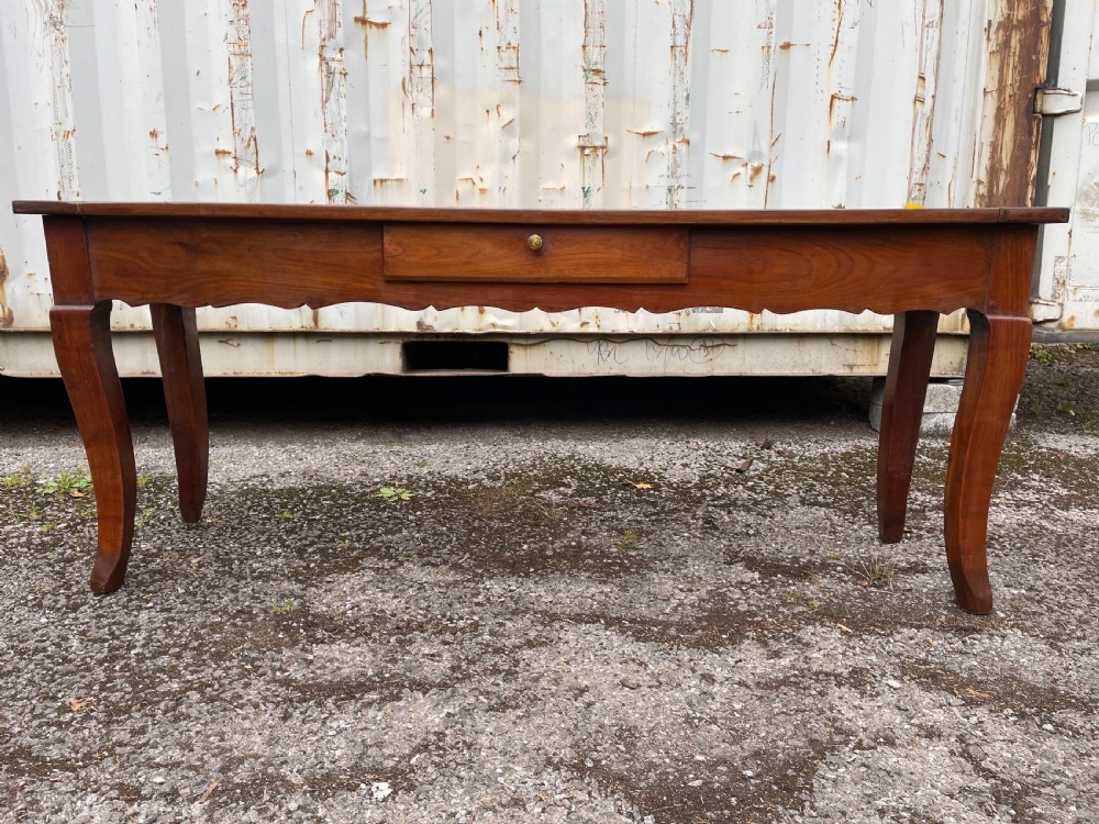 French Cherry Wood Serving Table View V