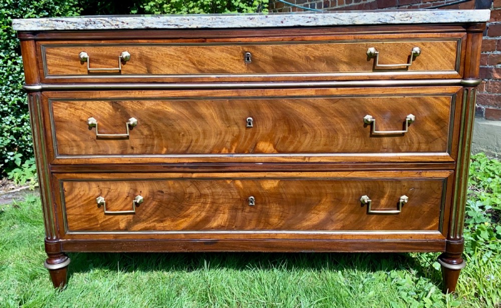 Matched pair of 18th Century commodes  View V