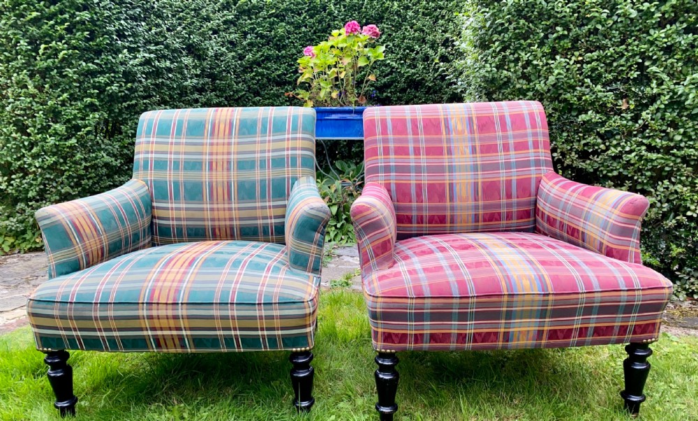 Pair of French armchairs 