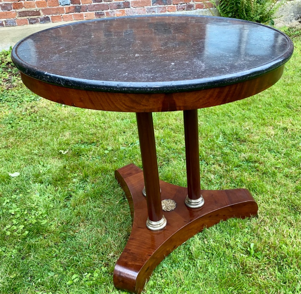 French flame mahogany Gueridon or centre table  View IV