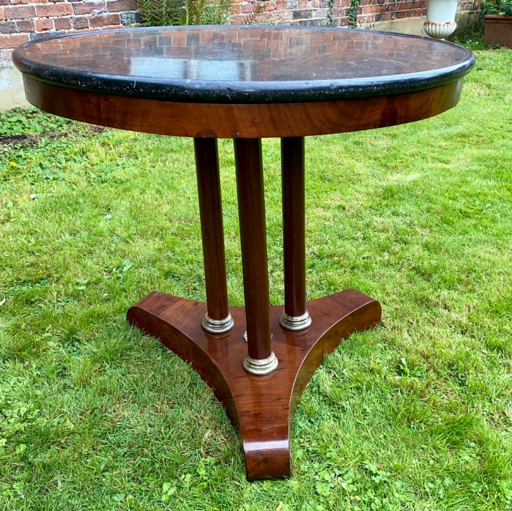 French flame mahogany Gueridon or centre table  View VI
