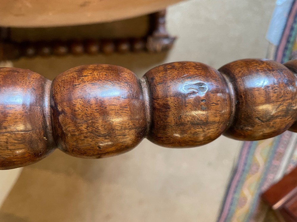 Pair of French Walnut Armchairs circa 1700 View VII