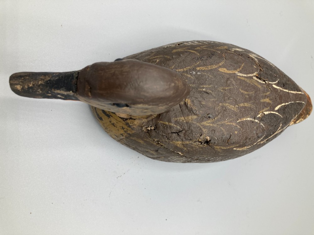Hand Carved & Painted Decoy Duck  View IV