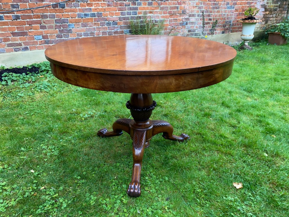 French walnut Gueridon or centre table View IV