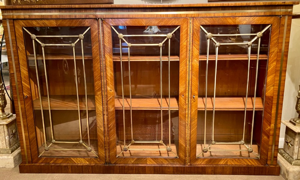 Large rosewood bookcase  View V