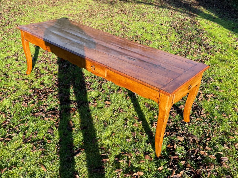 French cherry wood table  View II