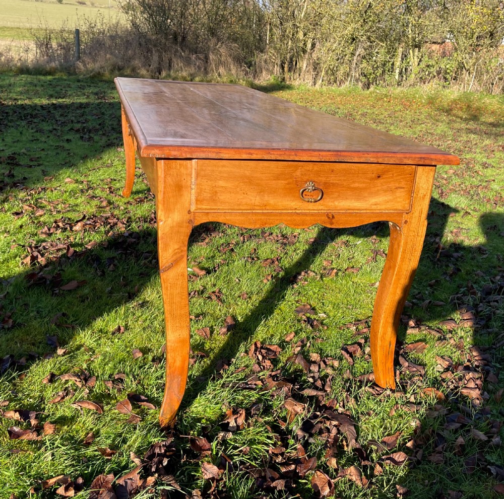 French cherry wood table  View III