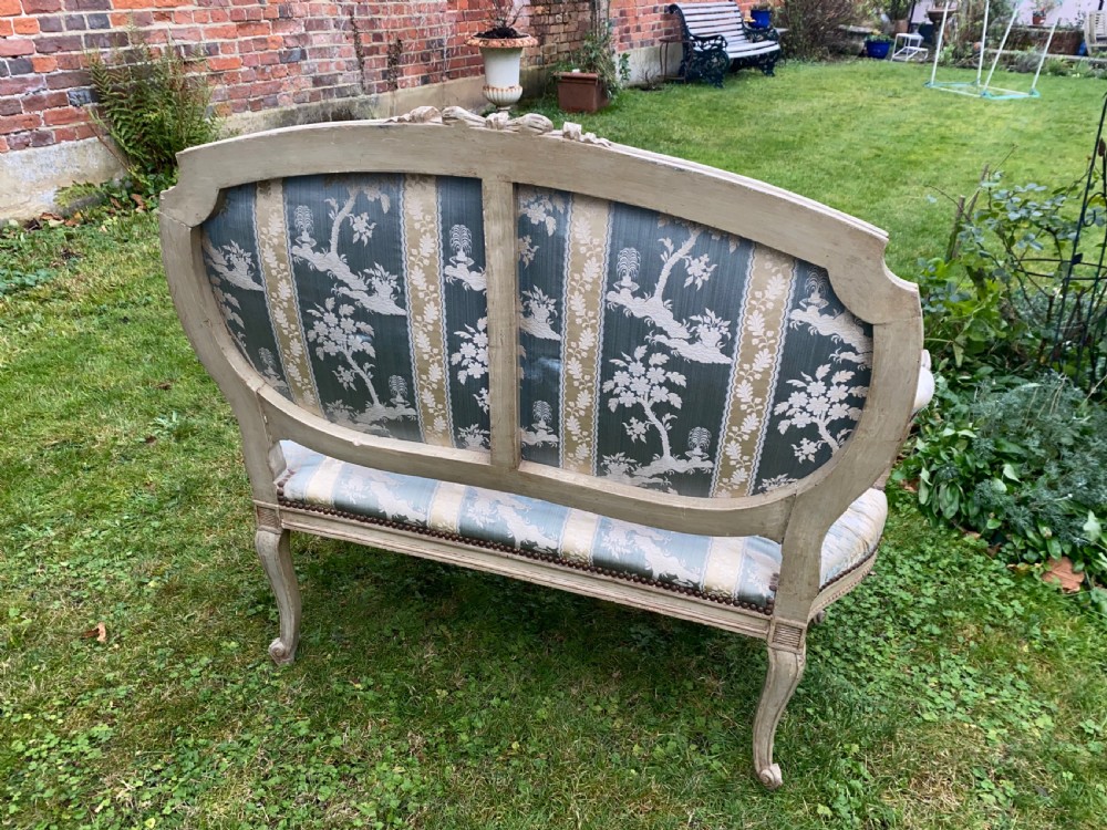 French painted sofa View III