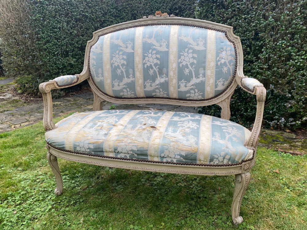 French painted sofa View IV