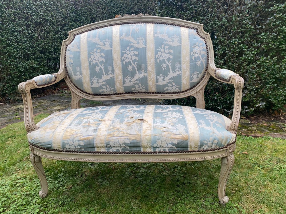 French painted sofa View V