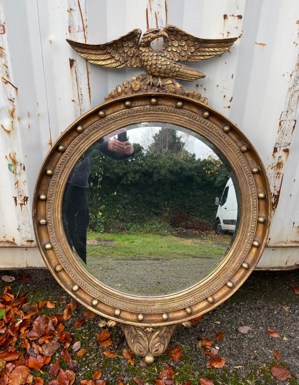 Large pair of Georgian style gilt mirrors  View IV
