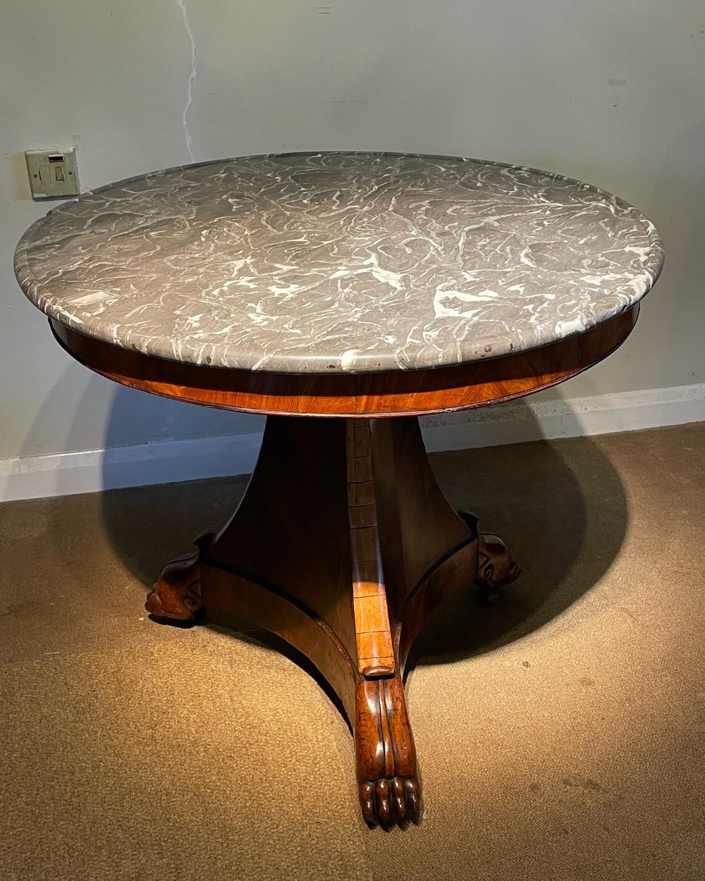 Period satinwood gueridon