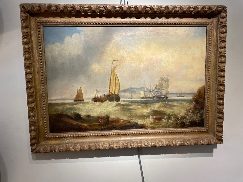 Oil on canvas by George stanfield walters