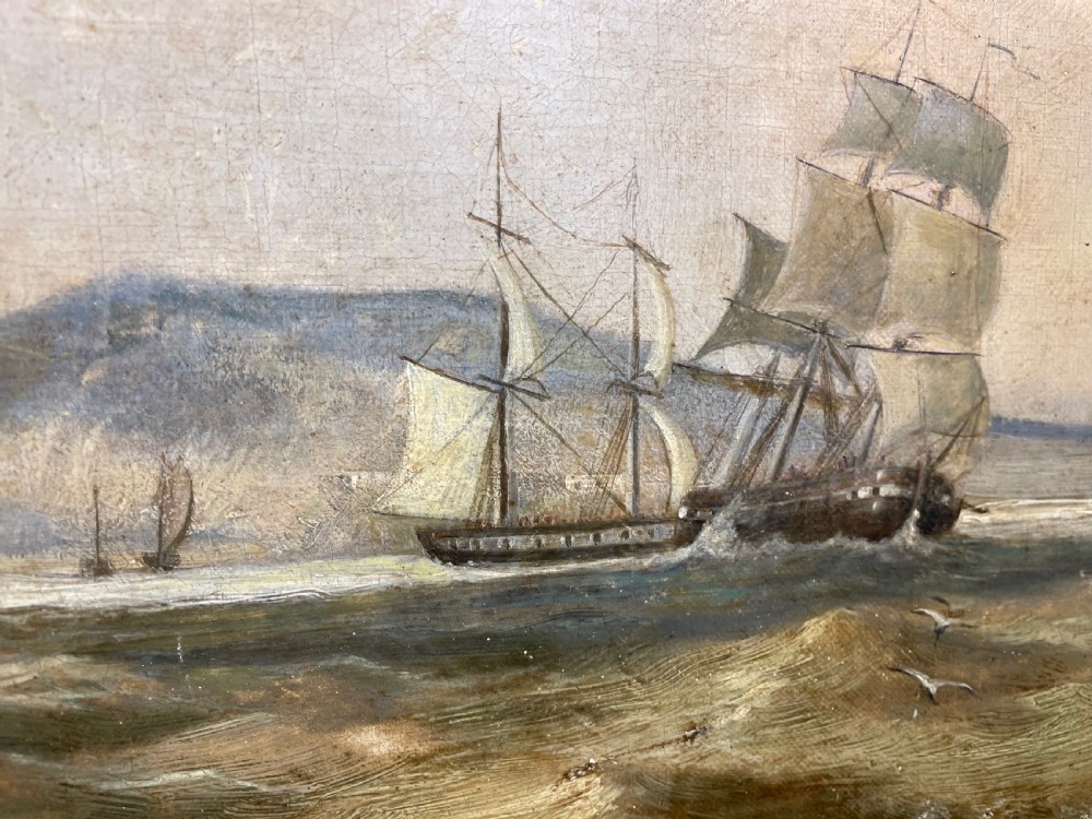 Oil on canvas by George stanfield walters View III