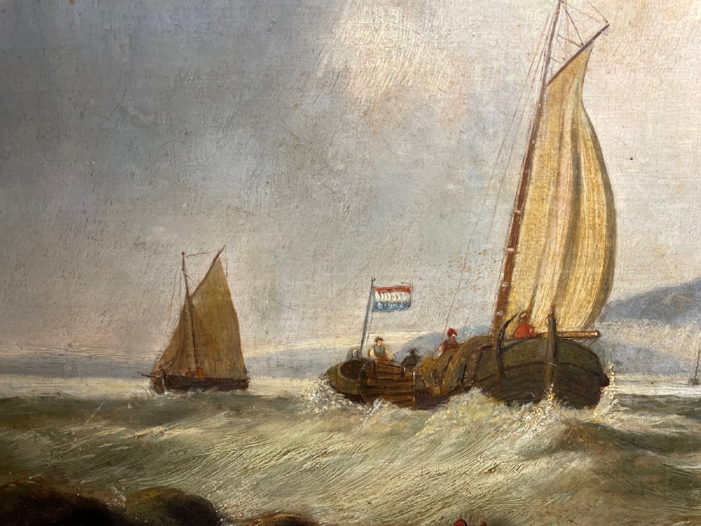 Oil on canvas by George stanfield walters View IV