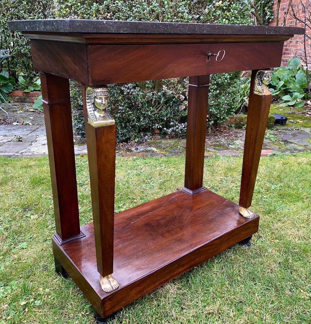 French Empire console table 