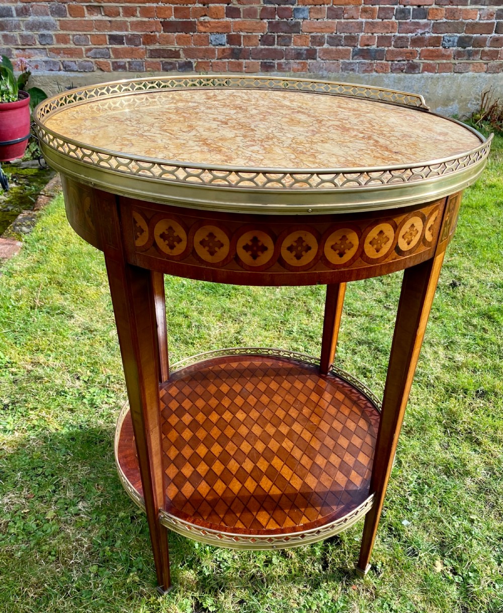 French Occasional or bouillotte table View IV