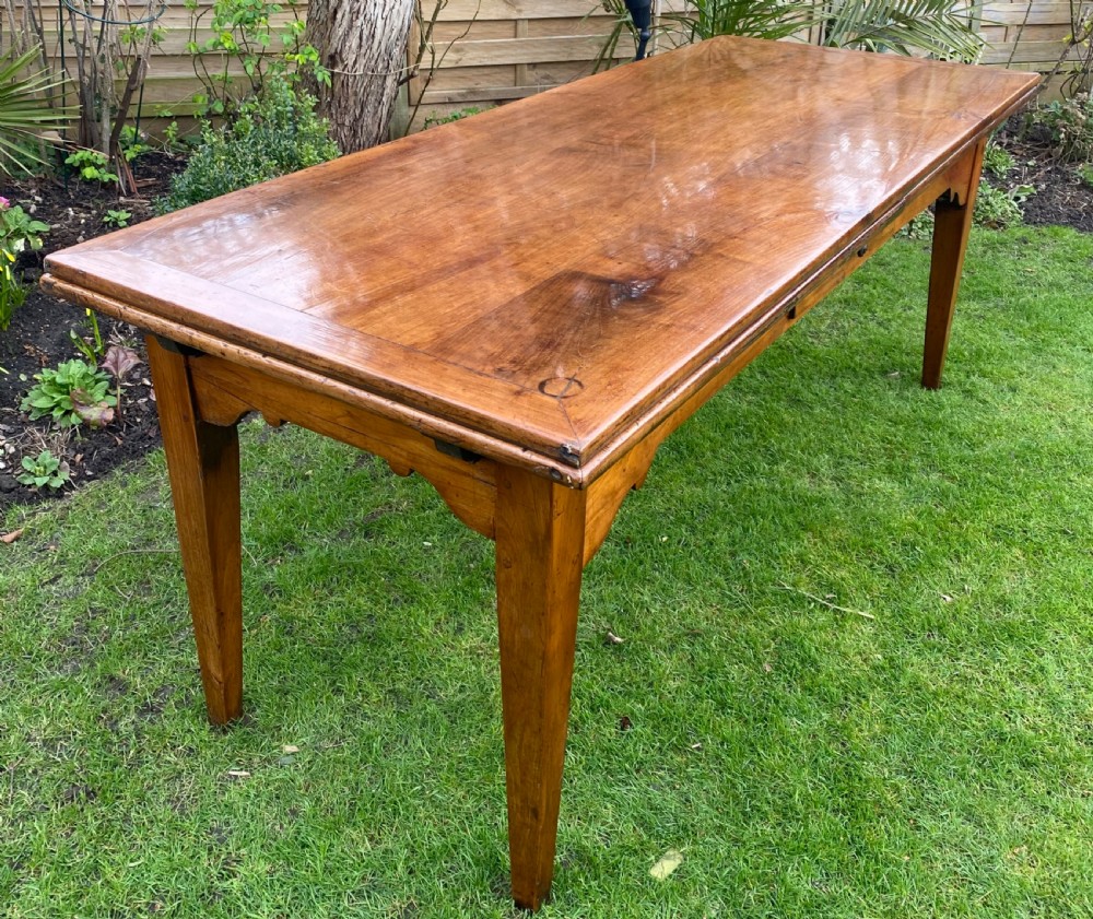 French farmhouse table in cherrywood  View II