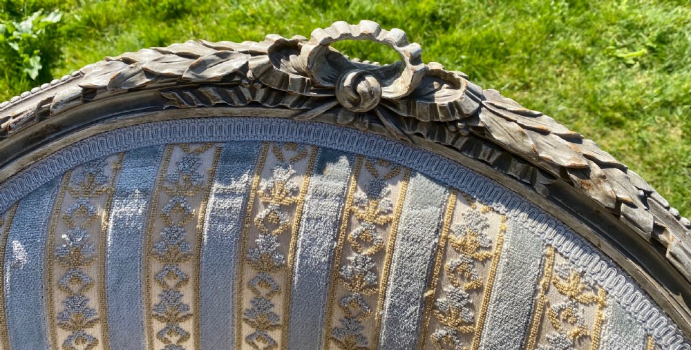 French armchairs with stool or Duchesse Brisee View II