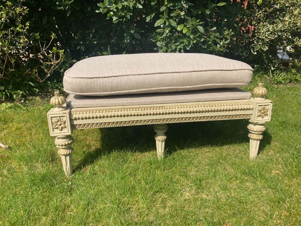 French Painted Stool 