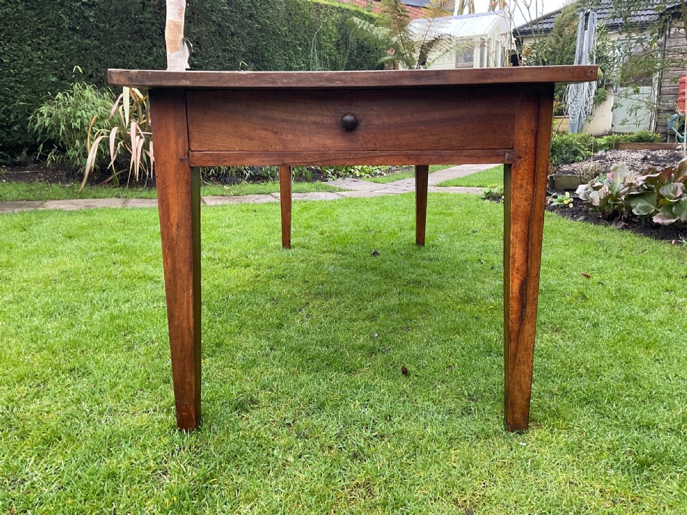 French Walnut Farm Table  View II