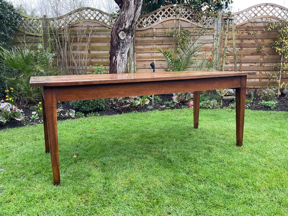 French Walnut Farm Table  View III