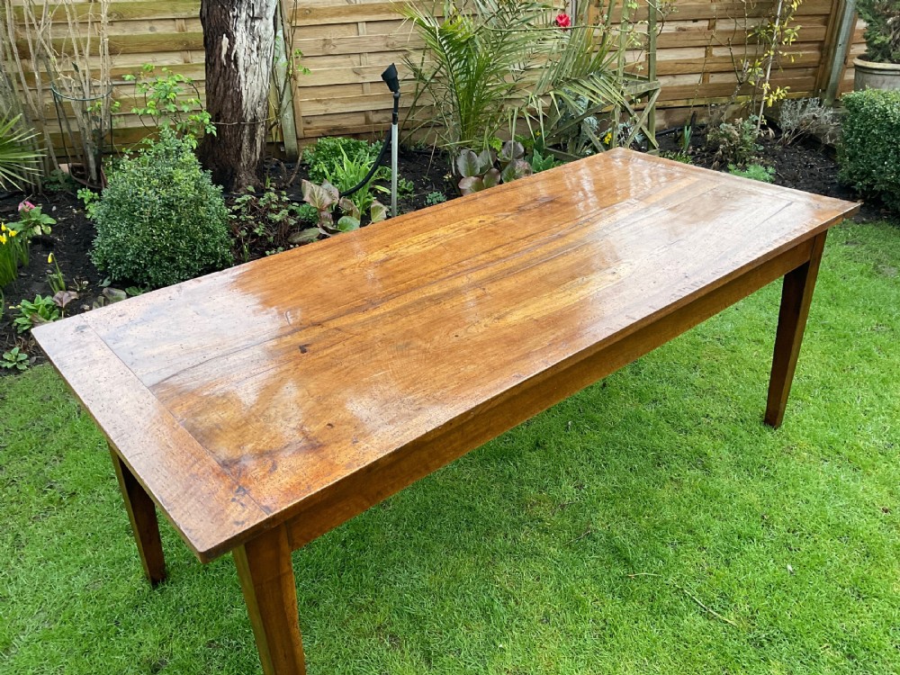 French Walnut Farm Table  View IV