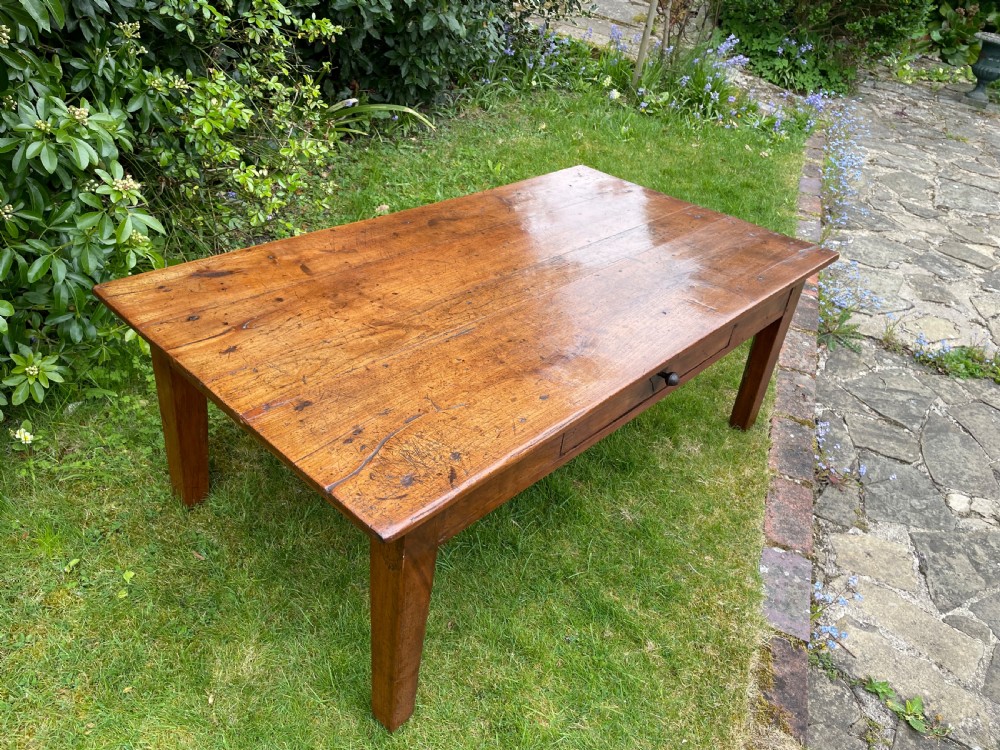 French Cherry Wood Coffee Table  View III